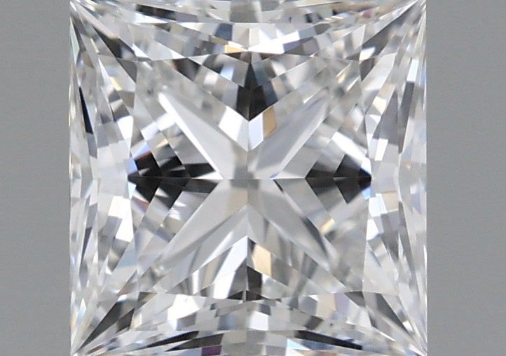 1.03 Carat Princess Shaped, Ideal Cut, E Color, VVS1 Clarity, IGI Certified Lab Grown Diamond