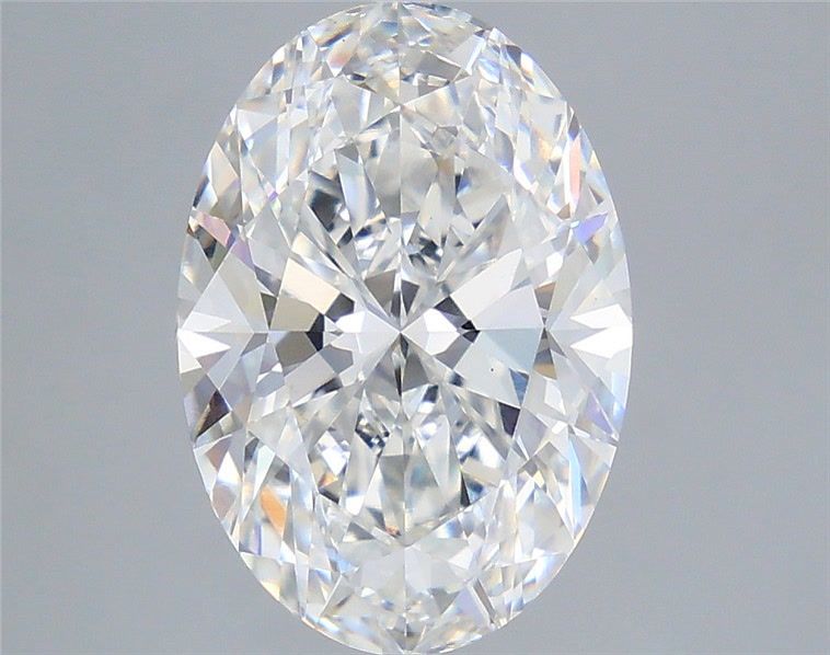 5.06 Carat Oval Shaped, Ideal Cut, F Color, VVS2 Clarity, IGI Certified Lab Grown Diamond