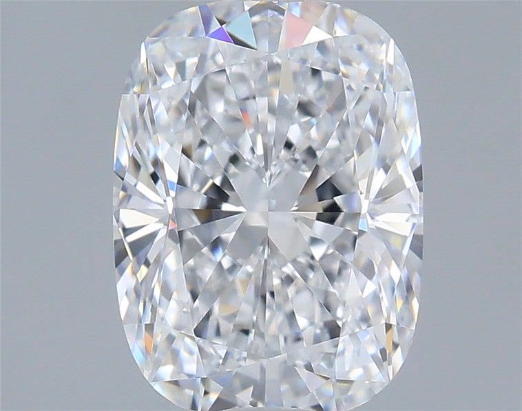 1.43 Carat Cushion Shaped, Ideal Cut, D Color, VVS2 Clarity, IGI Certified Lab Grown Diamond
