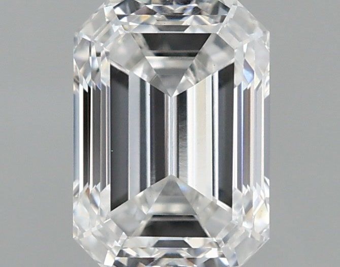 1.20 Carat Emerald Shaped, Excellent Cut, F Color, VS1 Clarity, IGI Certified Lab Grown Diamond