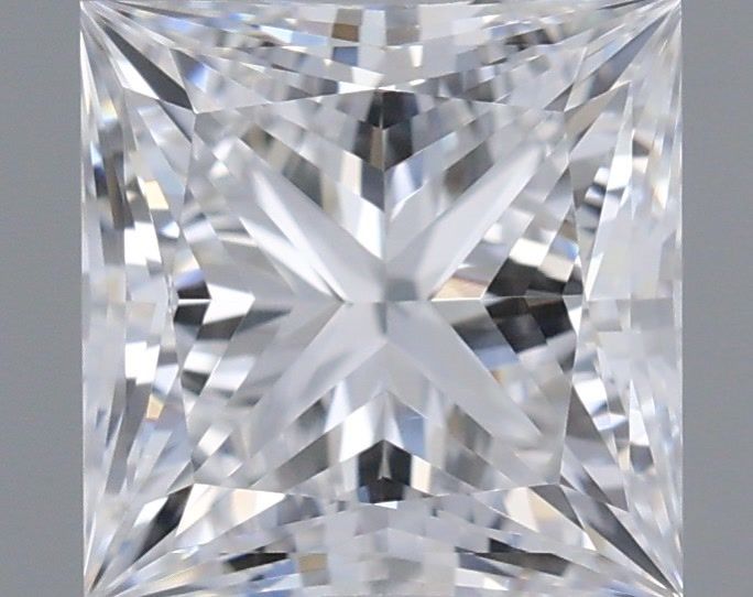 1.03 Carat Princess Shaped, Ideal Cut, E Color, VVS1 Clarity, IGI Certified Lab Grown Diamond