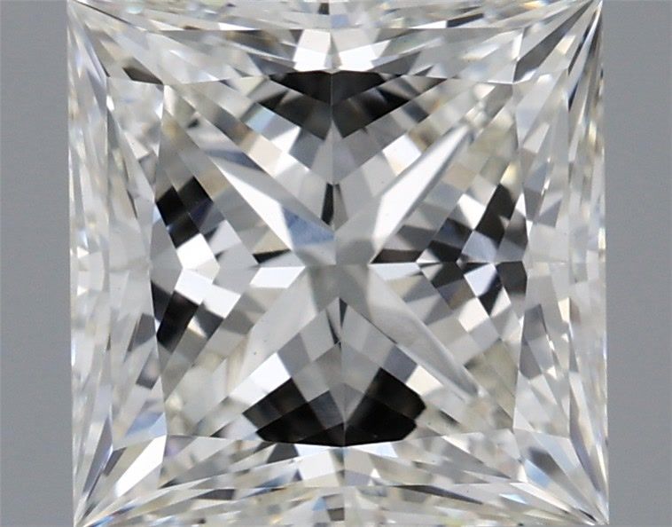 2.09 Carat Princess Shaped, Ideal Cut, G Color, VVS2 Clarity, IGI Certified Lab Grown Diamond