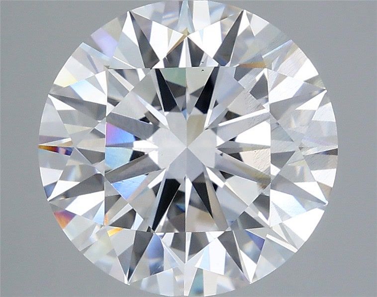 5.08 Carat Round Shaped, Ideal Cut, F Color, SI1 Clarity, IGI Certified Lab Grown Diamond