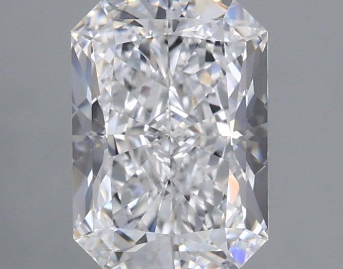 1.10 Carat Radiant Shaped, Ideal Cut, D Color, VVS1 Clarity, IGI Certified Lab Grown Diamond