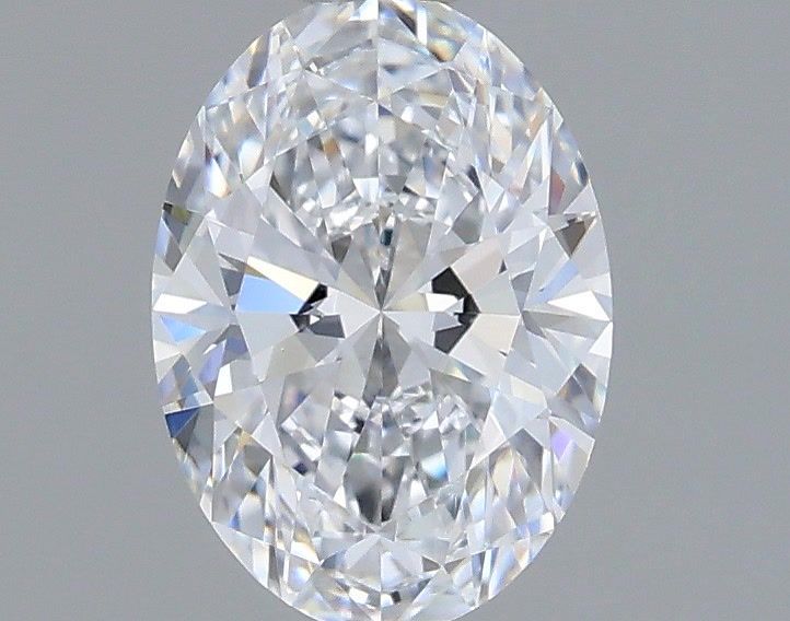 1.00 Carat Oval Shaped, Ideal Cut, D Color, VVS2 Clarity, IGI Certified Lab Grown Diamond