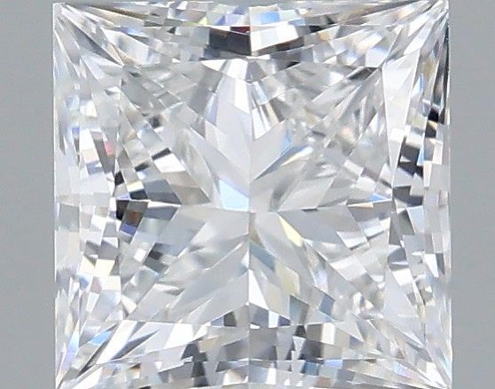 0.99 Carat Princess Shaped, Very Good Cut, D Color, VVS2 Clarity, IGI Certified Lab Grown Diamond