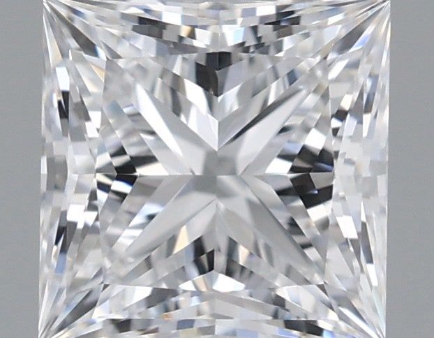 1.09 Carat Princess Shaped, Ideal Cut, D Color, VVS1 Clarity, IGI Certified Lab Grown Diamond