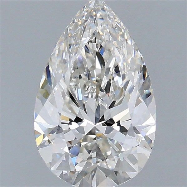 1.53 Carat Pear Shaped, Ideal Cut, G Color, VVS2 Clarity, IGI Certified Lab Grown Diamond