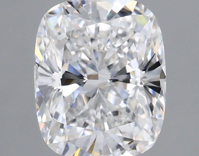 1.05 Carat Cushion Shaped, Ideal Cut, D Color, VVS2 Clarity, IGI Certified Lab Grown Diamond