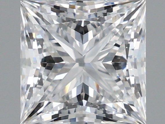 1.21 Carat Princess Shaped, Ideal Cut, E Color, VVS1 Clarity, IGI Certified Lab Grown Diamond