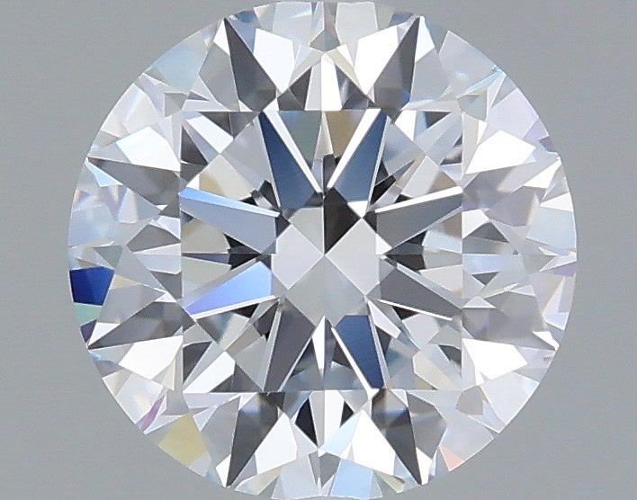 1.29 Carat Round Shaped, Ideal Cut, F Color, VVS2 Clarity, IGI Certified Lab Grown Diamond