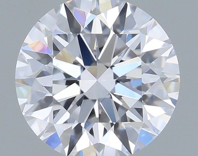 0.53 Carat Round Shaped, Ideal Cut, D Color, VS1 Clarity, IGI Certified Lab Grown Diamond