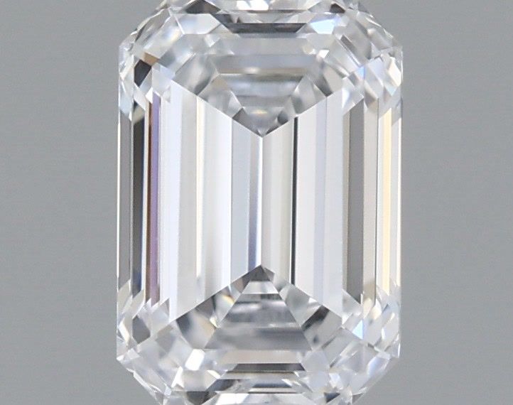 1.02 Carat Emerald Shaped, Ideal Cut, D Color, IF Clarity, IGI Certified Lab Grown Diamond