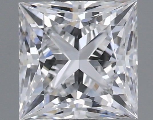 1.04 Carat Princess Shaped, Ideal Cut, D Color, VVS2 Clarity, IGI Certified Lab Grown Diamond