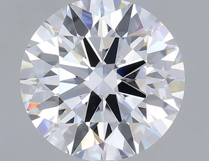 1.29 Carat Round Shaped, Excellent Cut, F Color, VVS2 Clarity, IGI Certified Lab Grown Diamond