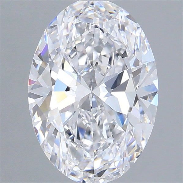1.59 Carat Oval Shaped, Excellent Cut, D Color, VVS2 Clarity, IGI Certified Lab Grown Diamond