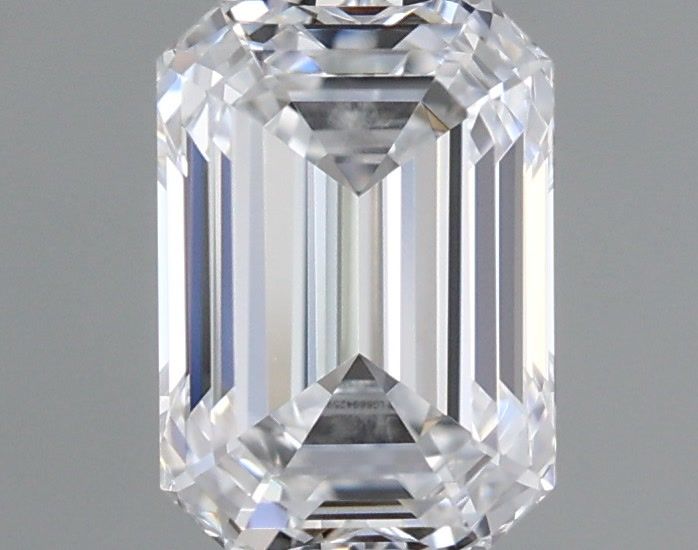 1.07 Carat Emerald Shaped, Ideal Cut, D Color, VVS1 Clarity, IGI Certified Lab Grown Diamond