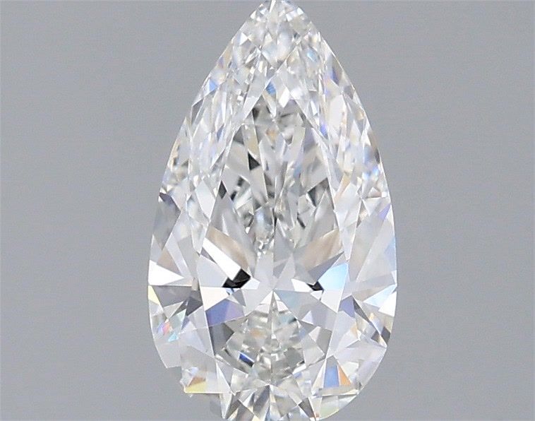 1.06 Carat Pear Shaped, Ideal Cut, F Color, VVS1 Clarity, IGI Certified Lab Grown Diamond