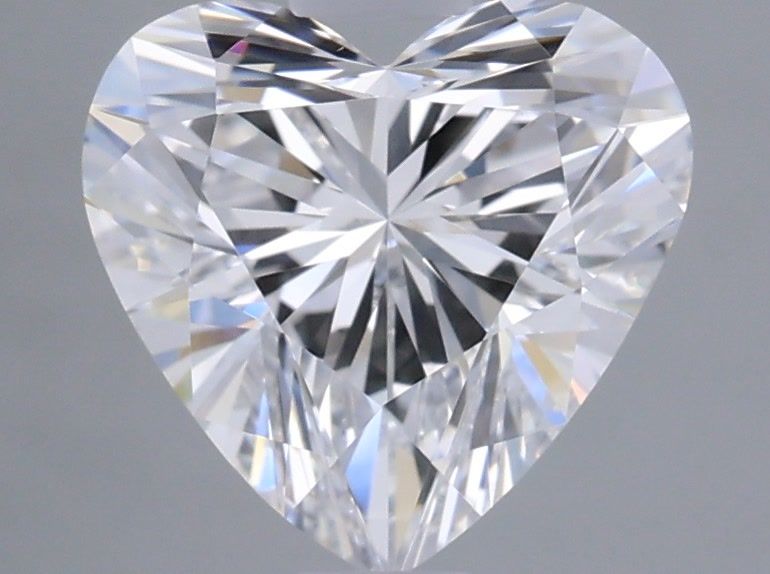 1.23 Carat Heart Shaped, Ideal Cut, D Color, VVS2 Clarity, IGI Certified Lab Grown Diamond