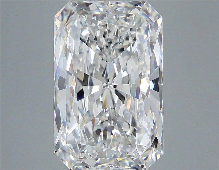 10.09 Carat Radiant Shaped, Very Good Cut, F Color, VVS2 Clarity, IGI Certified Lab Grown Diamond