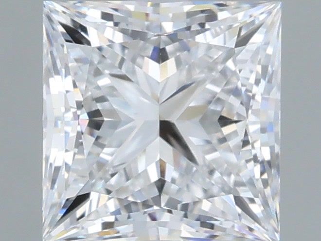 1.10 Carat Princess Shaped, Very Good Cut, D Color, VS1 Clarity, IGI Certified Lab Grown Diamond