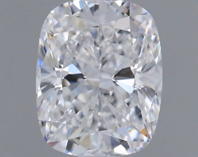 1.06 Carat Cushion Shaped, Ideal Cut, D Color, VVS2 Clarity, IGI Certified Lab Grown Diamond