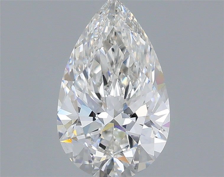 1.39 Carat Pear Shaped, Ideal Cut, F Color, VS1 Clarity, IGI Certified Lab Grown Diamond