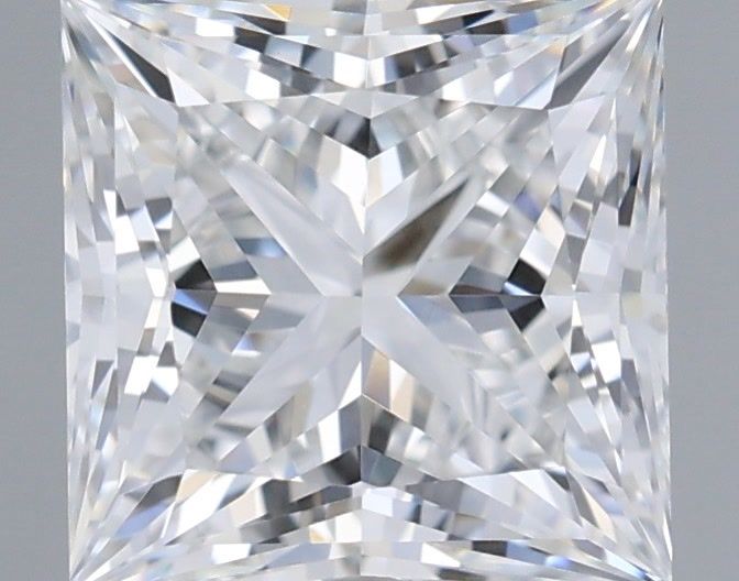 1.09 Carat Princess Shaped, Ideal Cut, D Color, VVS1 Clarity, IGI Certified Lab Grown Diamond