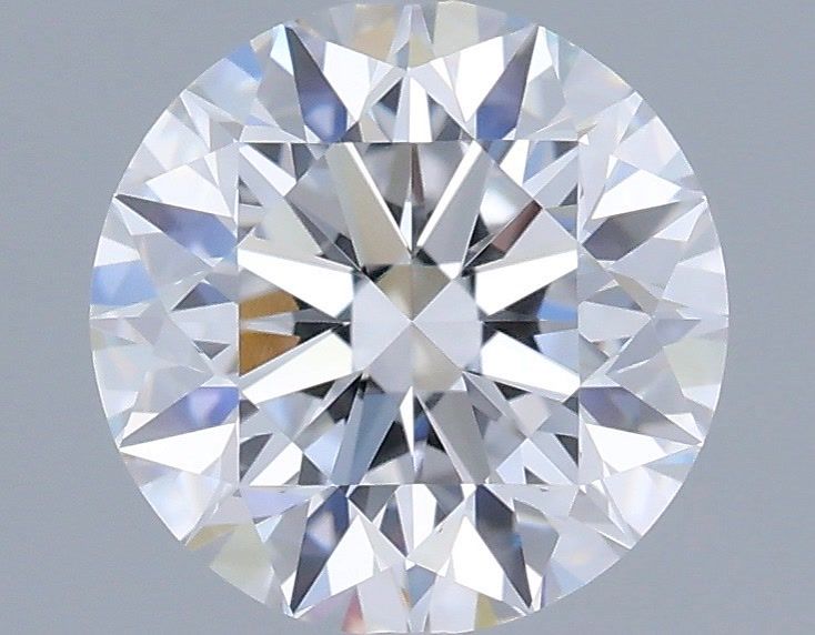 1.34 Carat Round Shaped, Excellent Cut, D Color, VVS2 Clarity, IGI Certified Lab Grown Diamond