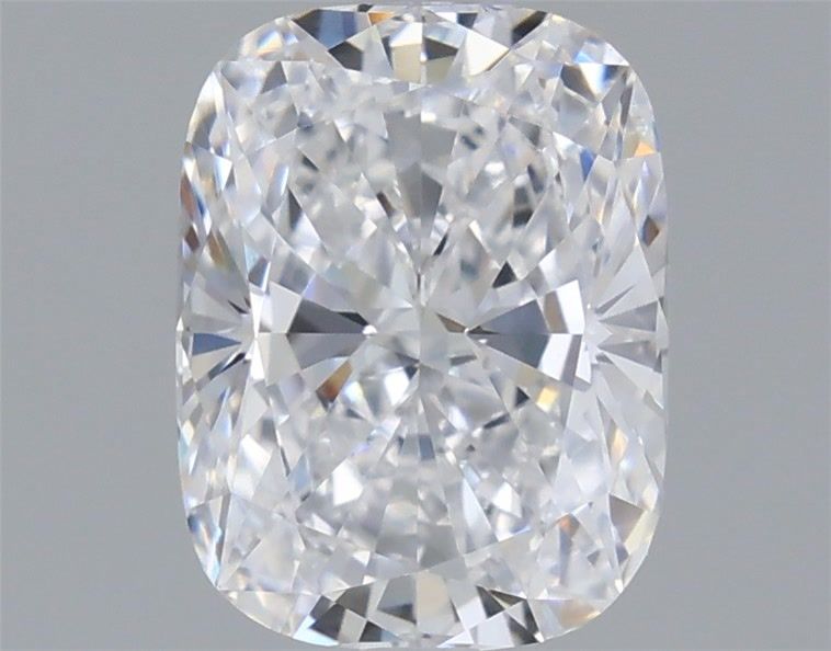 1.36 Carat Cushion Shaped, Excellent Cut, D Color, VVS2 Clarity, IGI Certified Lab Grown Diamond