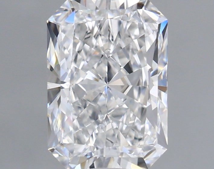 1.04 Carat Radiant Shaped, Ideal Cut, D Color, VS2 Clarity, IGI Certified Lab Grown Diamond