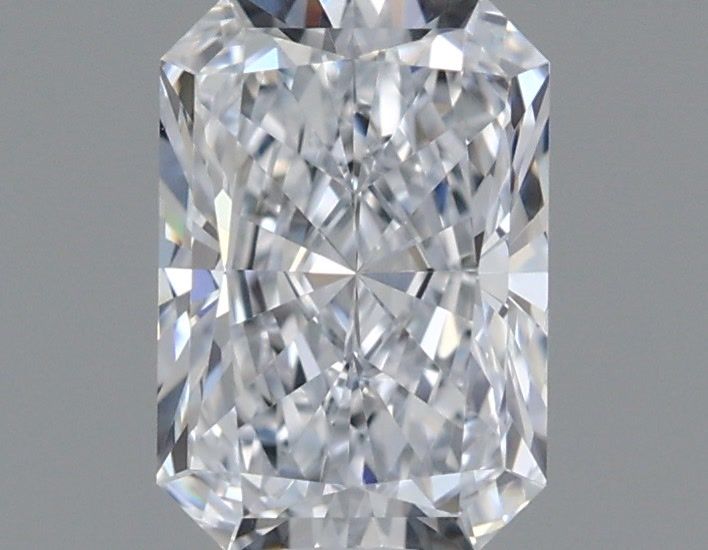 1.04 Carat Radiant Shaped, Ideal Cut, D Color, VVS1 Clarity, IGI Certified Lab Grown Diamond