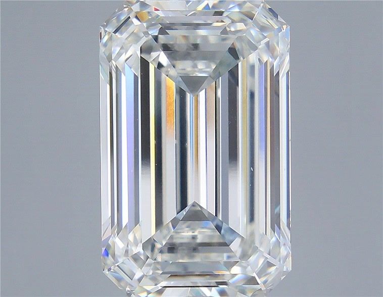 14.02 Carat Emerald Shaped, Very Good Cut, G Color, VS1 Clarity, IGI Certified Lab Grown Diamond