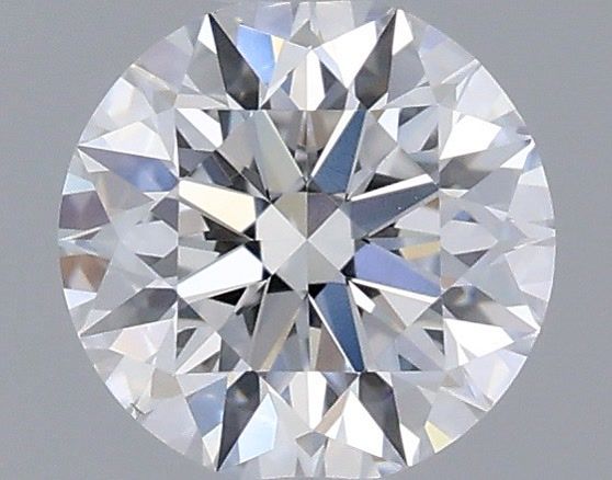 0.53 Carat Round Shaped, Ideal Cut, D Color, VS2 Clarity, IGI Certified Lab Grown Diamond