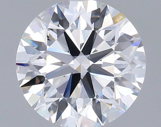 1.26 Carat Round Shaped, Ideal Cut, D Color, VVS2 Clarity, IGI Certified Lab Grown Diamond