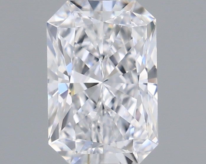 0.98 Carat Radiant Shaped, Excellent Cut, D Color, VVS2 Clarity, IGI Certified Lab Grown Diamond