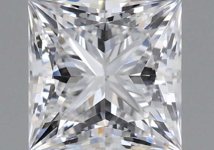 1.04 Carat Princess Shaped, Ideal Cut, E Color, VVS1 Clarity, IGI Certified Lab Grown Diamond