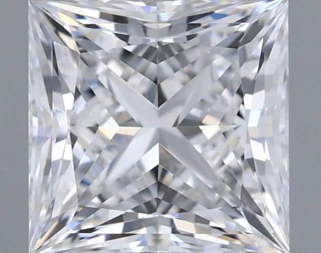 1.03 Carat Princess Shaped, Ideal Cut, D Color, VS1 Clarity, IGI Certified Lab Grown Diamond