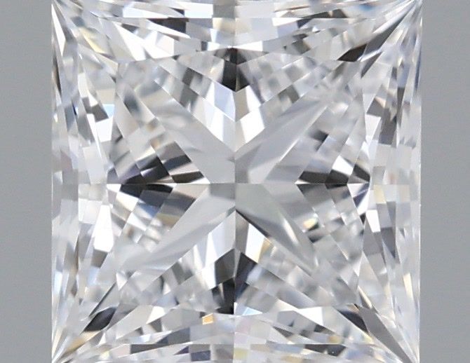1.09 Carat Princess Shaped, Ideal Cut, D Color, IF Clarity, IGI Certified Lab Grown Diamond