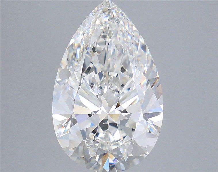 7.05 Carat Pear Shaped, Very Good Cut, F Color, VVS2 Clarity, IGI Certified Lab Grown Diamond