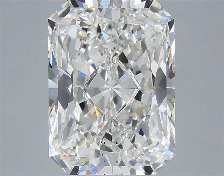 5.01 Carat Radiant Shaped, Ideal Cut, G Color, SI1 Clarity, IGI Certified Lab Grown Diamond