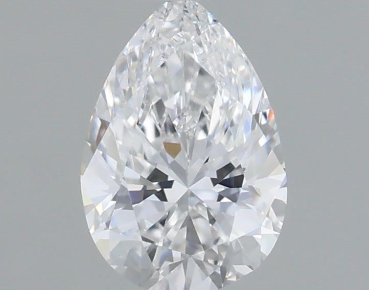 0.53 Carat Pear Shaped, Very Good Cut, D Color, VVS2 Clarity, IGI Certified Lab Grown Diamond