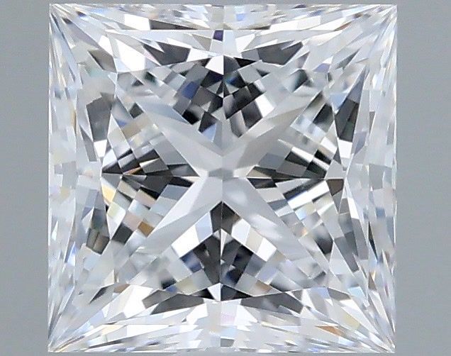 1.00 Carat Princess Shaped, Ideal Cut, D Color, VS1 Clarity, IGI Certified Lab Grown Diamond