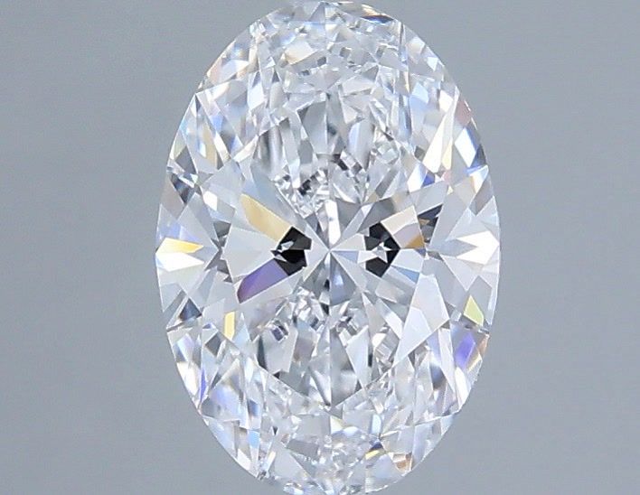 1.06 Carat Oval Shaped, Ideal Cut, D Color, IF Clarity, IGI Certified Lab Grown Diamond