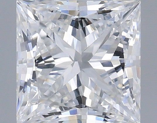 0.54 Carat Princess Shaped, Very Good Cut, D Color, VS1 Clarity, IGI Certified Lab Grown Diamond