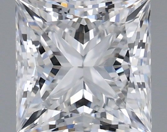 1.04 Carat Princess Shaped, Ideal Cut, D Color, VS2 Clarity, IGI Certified Lab Grown Diamond