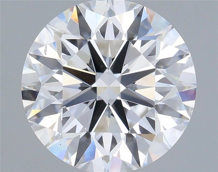 2.01 Carat Round Shaped, Excellent Cut, D Color, VS2 Clarity, IGI Certified Lab Grown Diamond