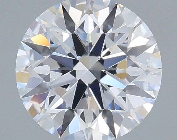 0.44 Carat Round Shaped, Excellent Cut, D Color, VVS2 Clarity, IGI Certified Lab Grown Diamond