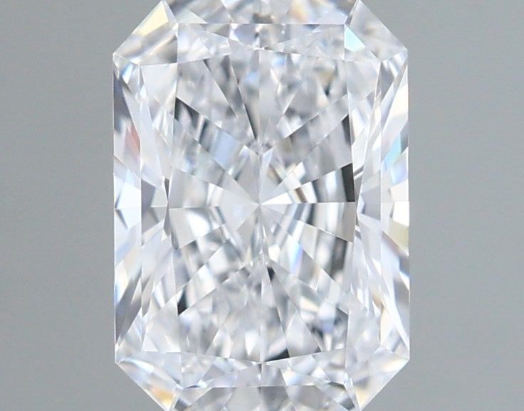 1.04 Carat Radiant Shaped, Ideal Cut, D Color, VVS2 Clarity, IGI Certified Lab Grown Diamond