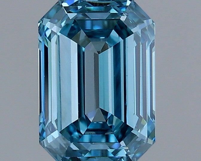 1.24 Carat Emerald Shaped, Ideal Cut, VVS2 Clarity, IGI Certified Lab Grown Diamond